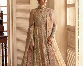 gold asian bridal dress White And Gold Indian Asian Inspired Wedding Dress