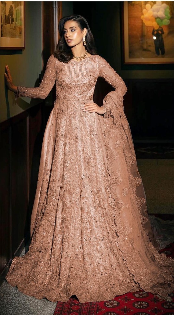 Buy Embroidered Long Maxi Dress in Dusty Rose Wedding Wear Dress, Maxi Long Dress, Handmade Embroidered Net Gown, Nikah Walima Engagement Outfit Online in India - Etsy Buy Embroidered Long Maxi Dress in Dusty Rose Wedding Wear Dress, Maxi Long Dress, Handmade Embroidered Net Gown, Nikah Walima Engagement Outfit Online in India - Etsy