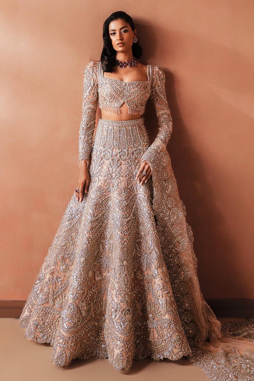 Custom Made Engagement Lehenga Set | Maxi dress, Designer Nikkah Mehndi Engagement Outfit, Indian Clothes, Bridesmaid Dress , Eid Dress Custom Made Engagement Lehenga Set | Maxi dress, Designer Nikkah Mehndi Engagement Outfit, Indian Clothes, Bridesmaid Dress , Eid Dress