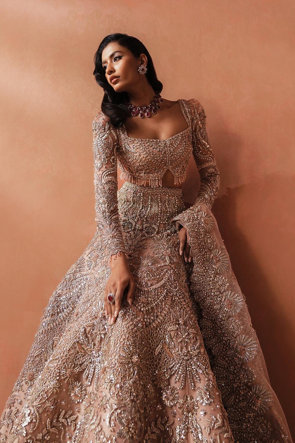 Custom Made Engagement Lehenga Set | Maxi dress, Designer Nikkah Mehndi Engagement Outfit, Indian Clothes, Bridesmaid Dress , Eid Dress