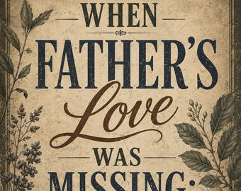 When a Father's Love Was Missing: A Faith-Based Workbook (Instant Download) Journaling, Bible Wisdom, Scripture