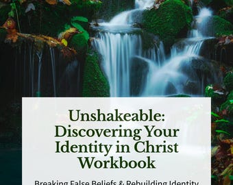 Christian Self-Concept & Identity Worksheets: Scripture, Self-Worth and Purpose (instant download)