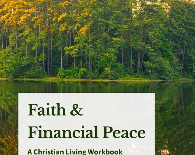 Christian Financial Workbook: Faith, Stewardship, & Gratitude (Printable) I eBook I Spiritual Growth, Peace, Trust in God, Bible Wisdom