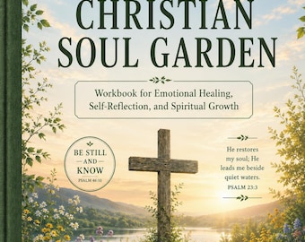 The Christian Soul Garden: A Workbook for Emotional Healing, Self-Reflection, Journaling, & Spiritual Growth (Instant Download PDF)