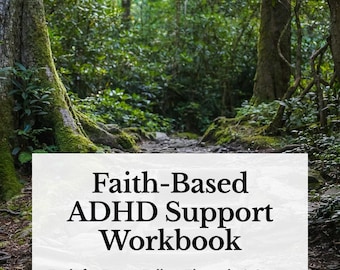 Faith-Based ADHD Support Workbook | Instant Download  | Christian Self-Help Guidance & Journaling, Exercises (Printable PDF)