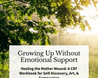 Emotional Needs Healing Workbook | CBT, Self-Reflection & Coloring (Printable PDF)  | Instant Download