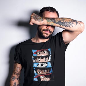 Tsubasa anime voetbalt-shirt, uniseks T-shirt, voetbalt-shirt, T-shirt, shirt, jersey, T-shirt met korte mouw