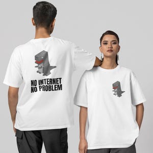 Moderna maglietta oversize, maglietta unisex, maglietta oversize, stampa fronte retro uomo/donna, maglietta alla moda, maglietta taglie forti