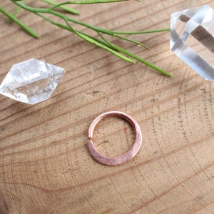 Copper cheap septum ring