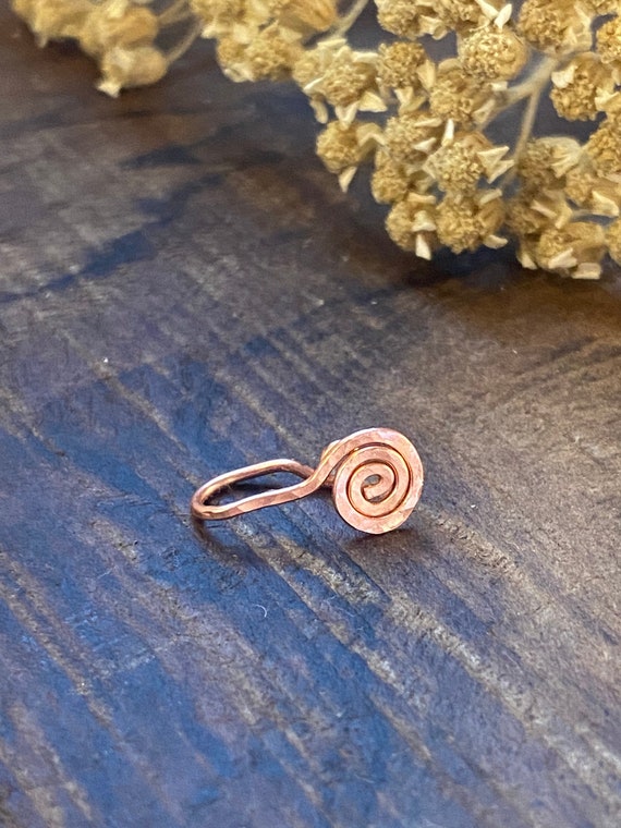 Copper nose ring new arrivals