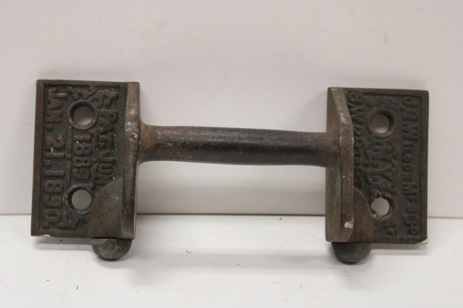 Large antique handle cast iron JG Wilson NY Restoration Etsy