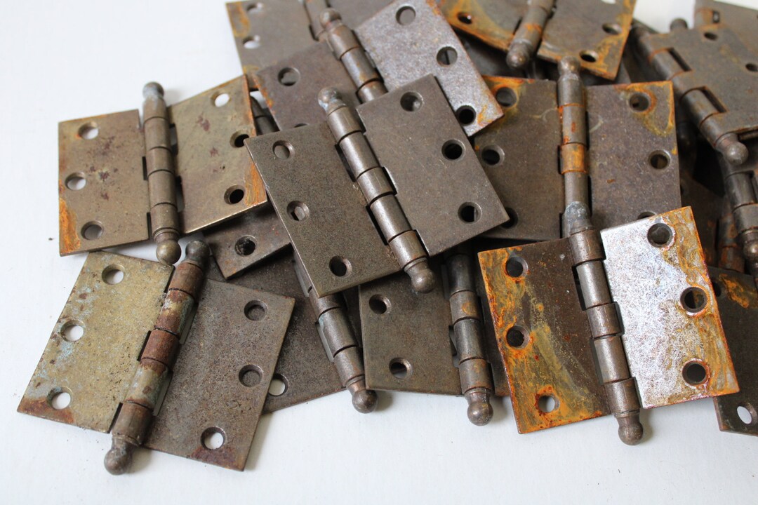 Lot 30 Vintage Hinges Door Cabinet Furniture Hardware Restoration ...