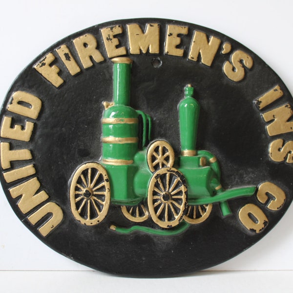 Fire Insurance Cast Iron Etsy