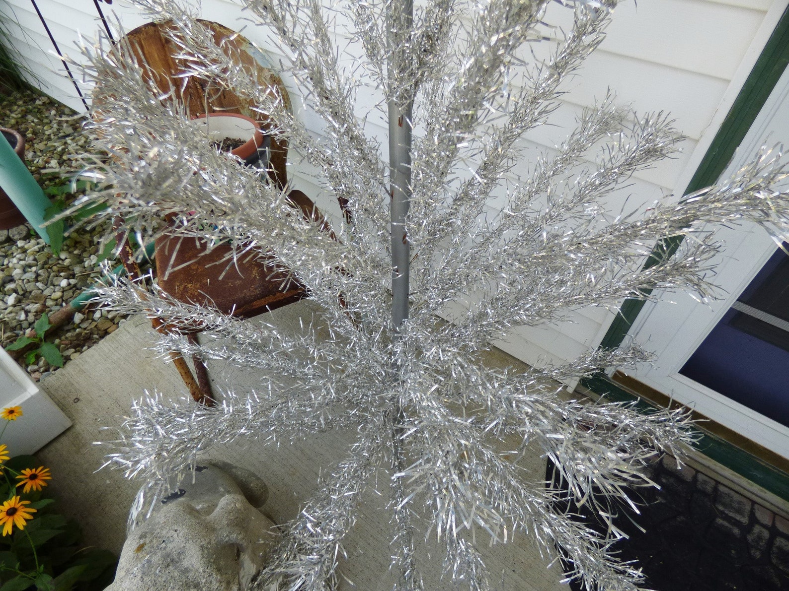 Vintage Christmas Tree 6 foot Warren metal Aluminum stainless Etsy