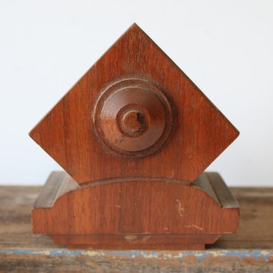 Antique wood finial ornamental top post display architectural salvage supplies