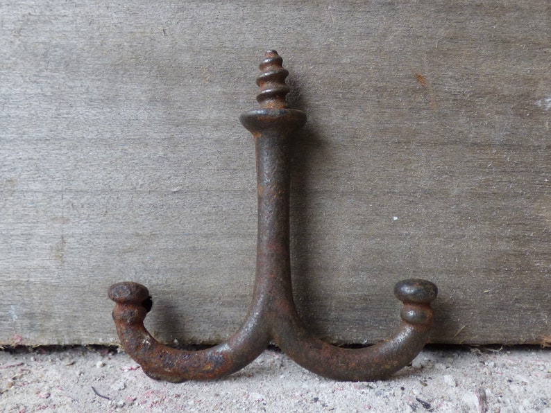 Wrought Iron Ceiling Hook Screw Country Primitive Decor Hardware