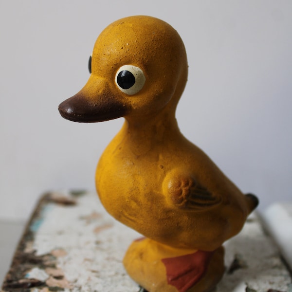 Vintage toy Duck yellow duckling Japan