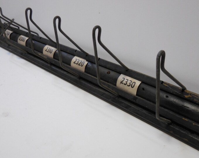 Vintage Industrial Wall Rack Hooks Hanger the Gates Rubber Co. Etsy