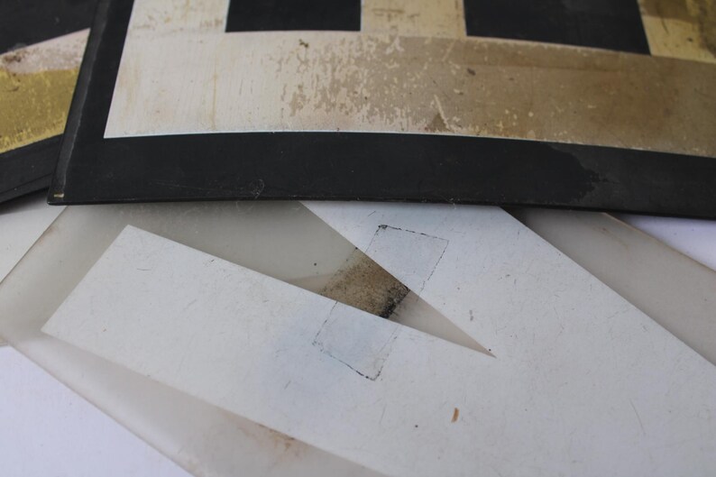 Sign Letters 9 Inch Vintage Sign Letters 9 Inch LOVE Letter Black & White Word Salvage - Etsy