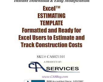 Excel-Tool zur Schätzung der Konstruktion: Vorlagen für die AIA Abteilungsarbeitsmappe