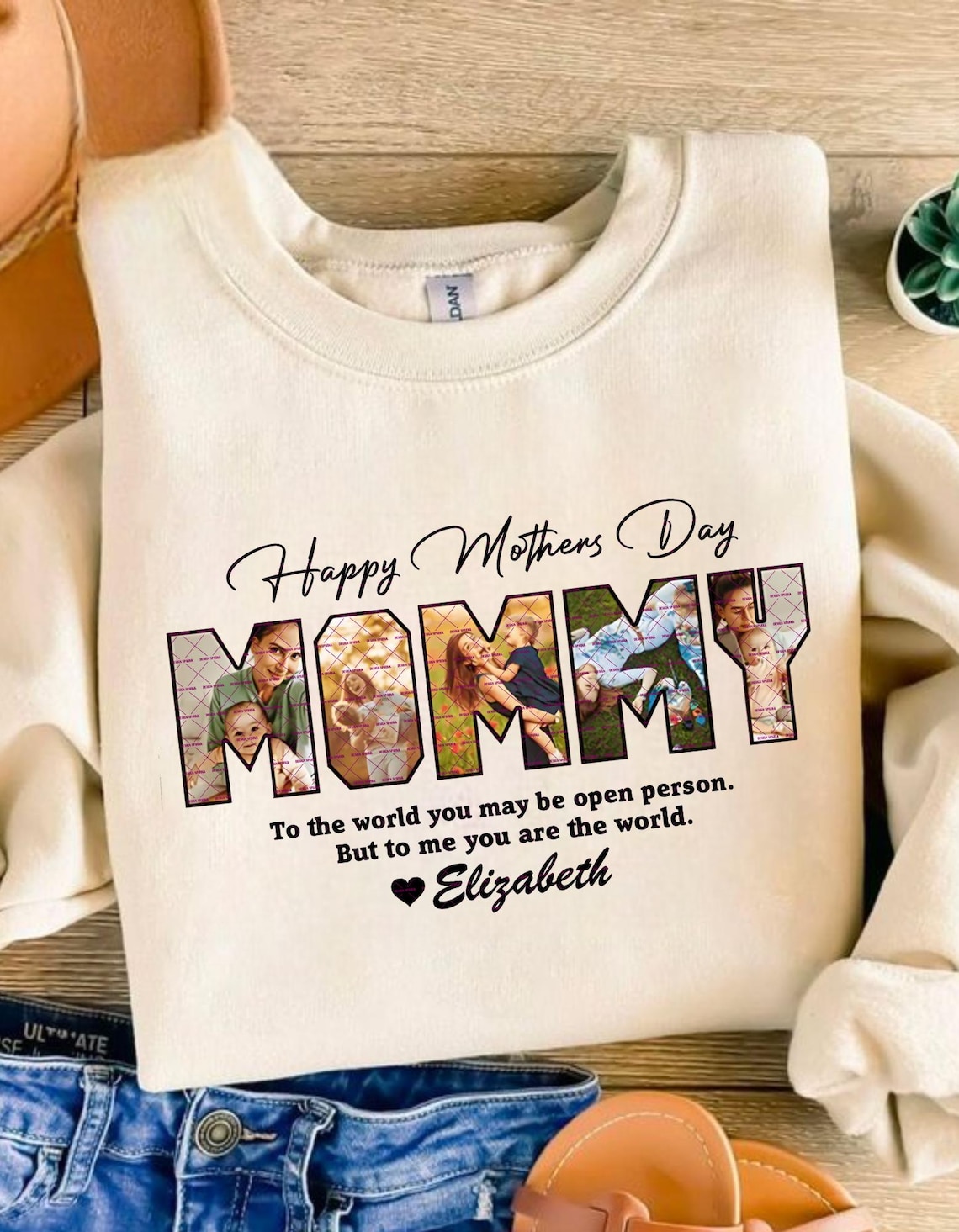 Happy Mothers Day - Personalized Custom Long Sleeve T-shirt