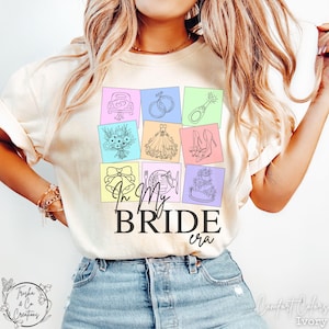 Comfort Colors In My Bride Era Shirt, Gifts For Bridal Shower, Cute Bride To Be Tour Tee, Wedding Lover TShirt, Newlyweds, Engagement Gift