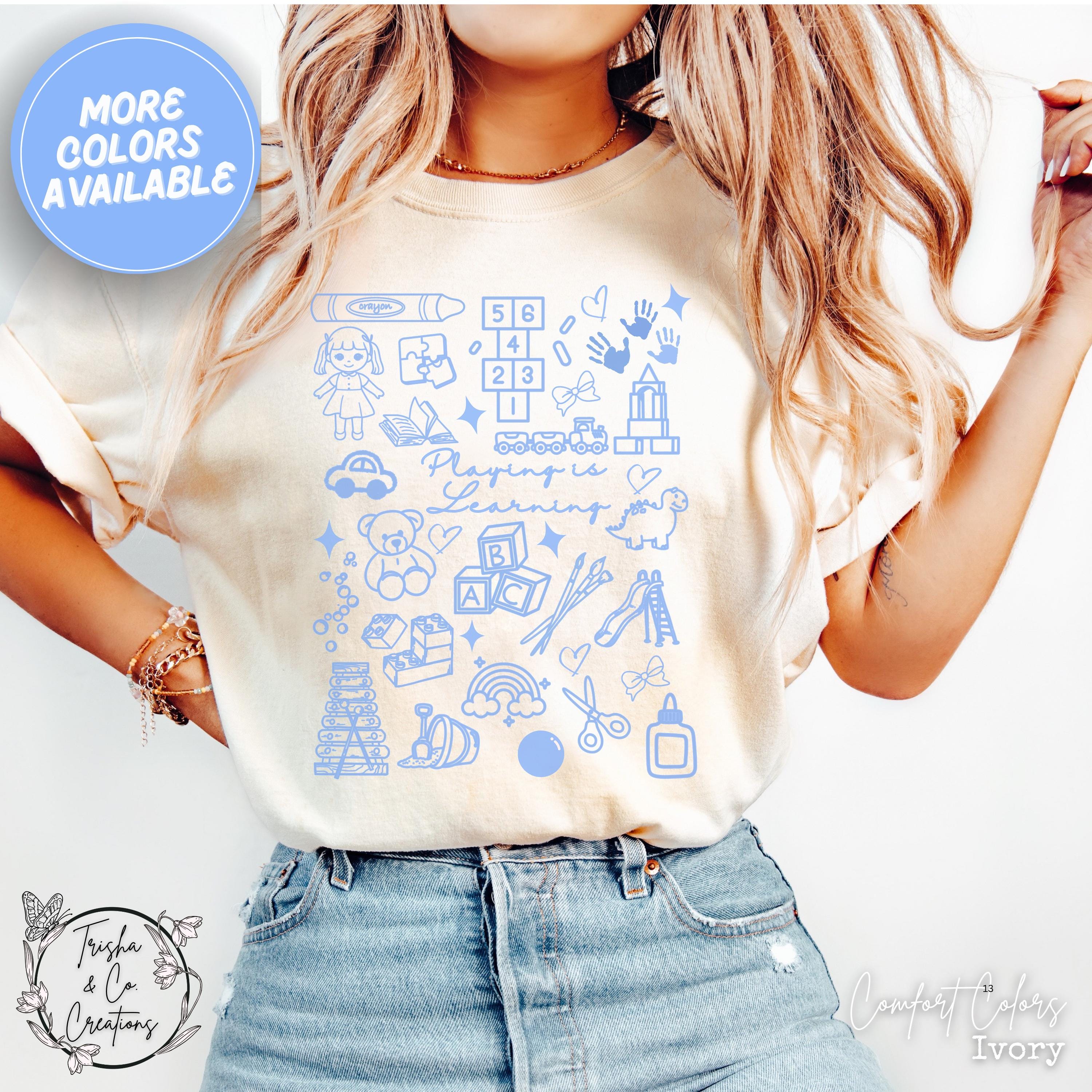 Play Is Learning, Early Childhood Educator Shirt, Back To School Shirt, Kindergarten Teacher Tee, Preschool Teacher TShirt, Daycare Provider