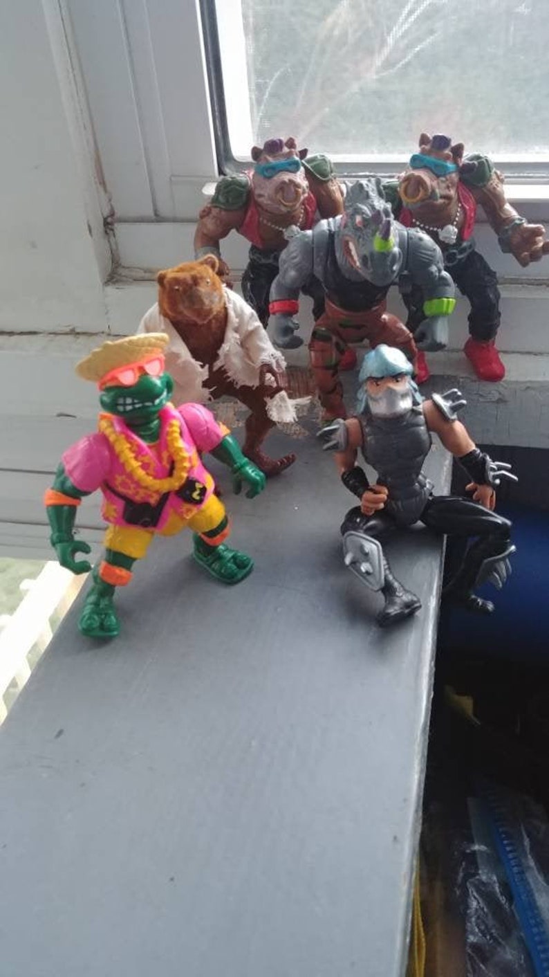 Vintage 80s & 90s Teenage Mutant Ninja Turtles Action Figure Etsy
