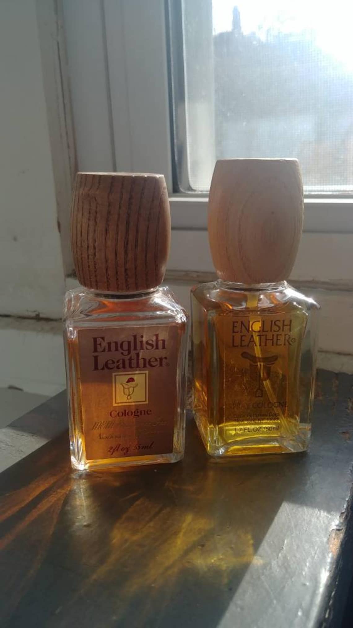 Vintage 70s English Leather cologne set mens fragrance Etsy