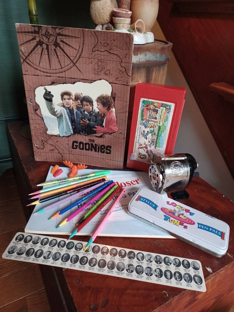 Poochie Designer Pencil Pack Case with Ruler, Eraser, Pencils