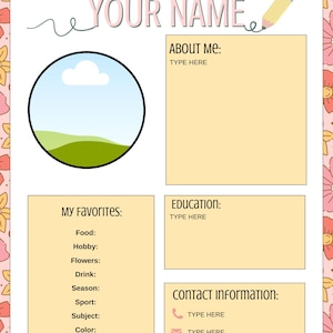Meet the Teacher Templates