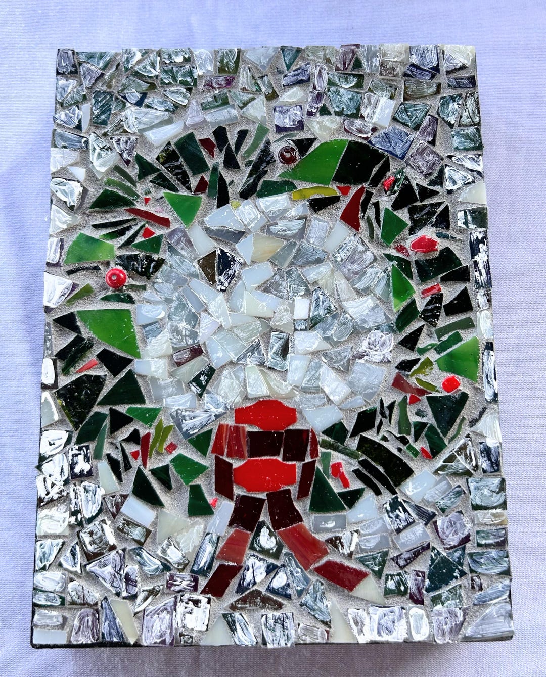 Christmas Wreath Mosaic Christmas Decor Art Gift for Mom - Etsy