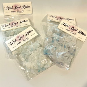 Hand Dyed Ribbon / Embellishment Ribbon / Shabby Decor Ribbon