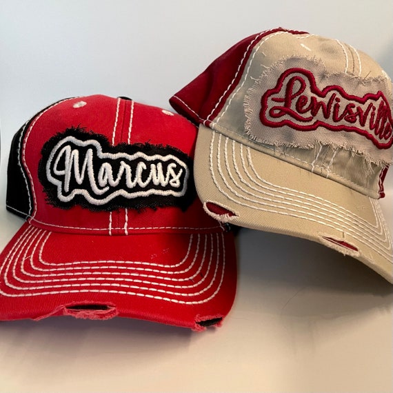 School Spirit Raggy Hat / High School Baseball Hat / Etsy