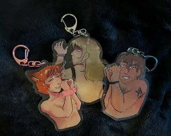 YKMET / boyfriend to death cuff keychains !!