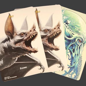 Bat 1/1 Black token for Magic the Gathering