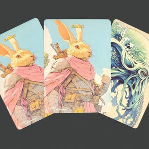 Rabbit 1/1 White token for Magic the Gathering