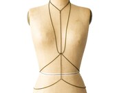 Isabella Multi Chain Choker Body Chain Shoulder Necklace