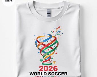 2026 World Soccer Cup T-Shirt | North America Abstract Trophy Graphic Tee