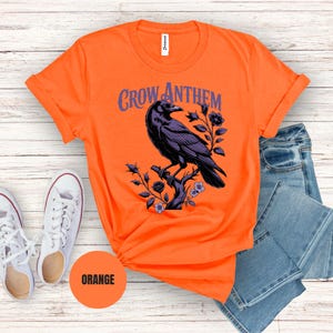 Black Bird Shirt – Funny Crow Tee – Raven Graphic T-Shirt – Comfort Colors Unisex Top