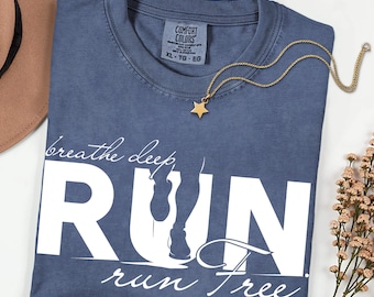 Comfort Colors Run T-Shirt, Christian Bible Verse Gift