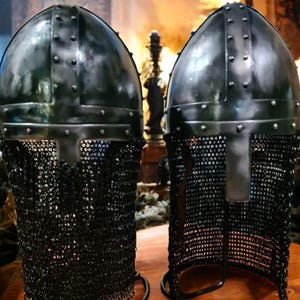 Spangen helmet, medieval helmet for norman, saxon, viking helmet reenactment