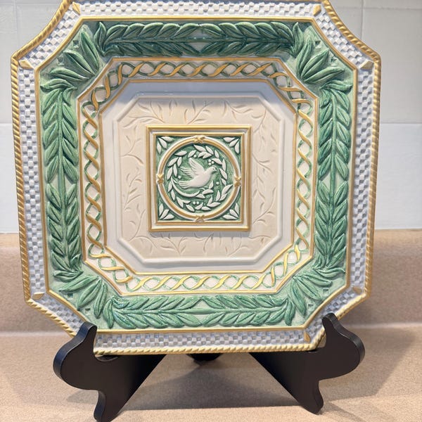 Fitz and Floyd Georgian Canapé Plate with Original Box
