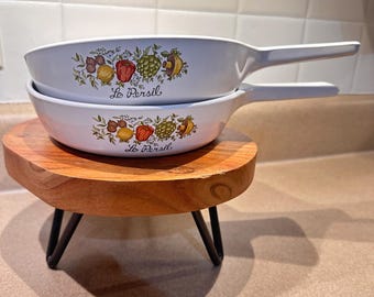 Vintage CorningWare Spice of Life “Le Persil” Baking Dishes (2)