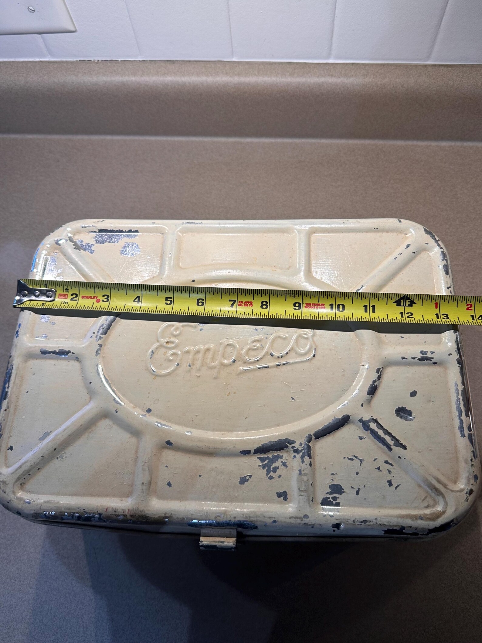 Vintage Empeco Metal Bread Box Etsy