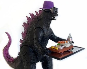 Godzilla Styling Sushi Dude | Moveable Limbs | 13 inches Long 9 inches tall