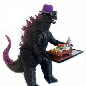 Godzilla Styling Sushi Dude Moveable Limbs 13 inches Long 9 inches tall image 1