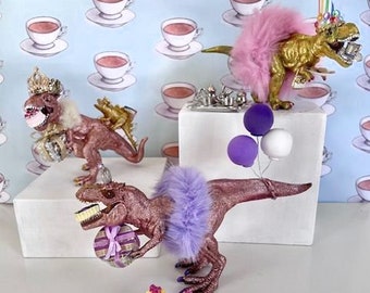 Afternoon Tea with the Royal Dinos | Cake Toppers |