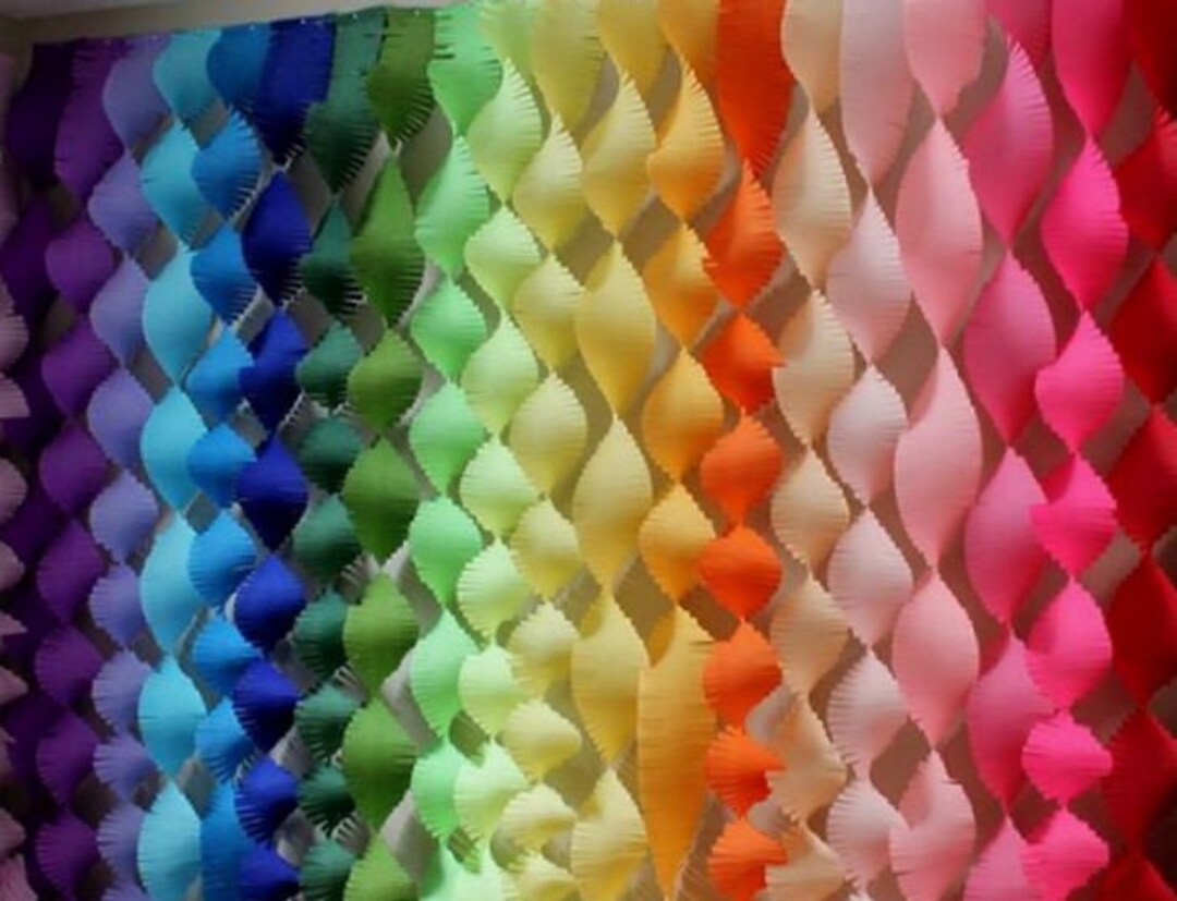 Colorations® Crepe Paper Streamers, Bright Colors - Set of 6