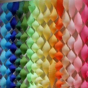 Colorfast biodegradable streamer crepe paper 81 feet- One per order